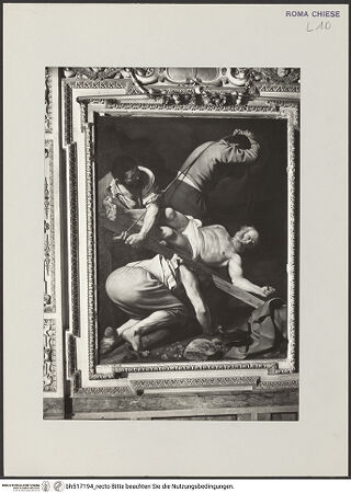 Vorderseite von ICCD [https://www.deutsche-digitale-bibliothek.de/content/lizenzen/rv-ez/] Kreuzigung Petri - , bh517194_recto. Foto.