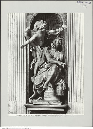 Vorderseite von Alinari [https://www.deutsche-digitale-bibliothek.de/content/lizenzen/rv-ez/] Der Prophet Habakuk mit dem Engel - Gesamtaufnahme, bh517366_recto. Foto.