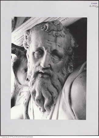 Vorderseite von Pedicini, Luciano [https://www.deutsche-digitale-bibliothek.de/content/lizenzen/rv-ez/] LavaboGottvater, segnend - Detail: Kopf, bh517393_recto. Foto: Pedicini, Luciano.