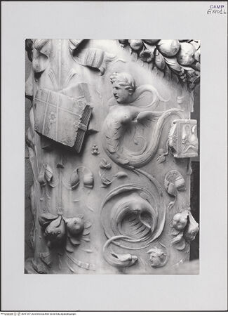 Vorderseite von Pedicini, Luciano [https://www.deutsche-digitale-bibliothek.de/content/lizenzen/rv-ez/] Grabmal des Antonio de Gennaro (gest. 1522)Halbsäule - Detail, bh517397_recto. Foto: Pedicini, Luciano.