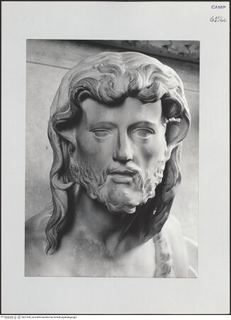 Vorderseite von Pedicini, Luciano [https://www.deutsche-digitale-bibliothek.de/content/lizenzen/rv-ez/] Der Altar von Monteoliveto (Altare del Pezzo)Johannes der Täufer - Detail: Gesicht, bh517418_recto. Foto: Pedicini, Luciano.