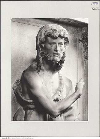 Vorderseite von Pedicini, Luciano [https://www.deutsche-digitale-bibliothek.de/content/lizenzen/rv-ez/] Der Altar von Monteoliveto (Altare del Pezzo)Johannes der Täufer - Detail: Büste, bh517422_recto. Foto: Pedicini, Luciano.