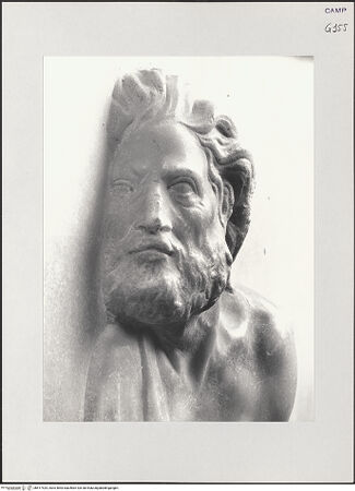 Vorderseite von Pedicini, Luciano [https://www.deutsche-digitale-bibliothek.de/content/lizenzen/rv-ez/] Der Altar von Monteoliveto (Altare del Pezzo)Die Berufung des Petrus und des Andreas - Detail: Andreas, Kopf, bh517425_recto. Foto: Pedicini, Luciano.