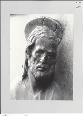 Vorderseite von Pedicini, Luciano [https://www.deutsche-digitale-bibliothek.de/content/lizenzen/rv-ez/] Der Altar von Monteoliveto (Altare del Pezzo)Die Berufung des Petrus und des Andreas - Detail: Christus, Kopf, bh517426_recto. Foto: Pedicini, Luciano.