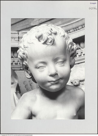 Vorderseite von Pedicini, Luciano [https://www.deutsche-digitale-bibliothek.de/content/lizenzen/rv-ez/] Der Altar von Monteoliveto (Altare del Pezzo)Maria mit Kind - Detail: Jesuskind, Kopf, bh517437_recto. Foto: Pedicini, Luciano.