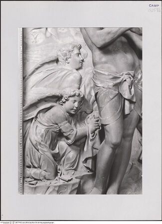 Vorderseite von Pedicini, Luciano [https://www.deutsche-digitale-bibliothek.de/content/lizenzen/rv-ez/] Taufe Christi - Detail: Engel, links von Jesus, bh517463_recto. Foto.