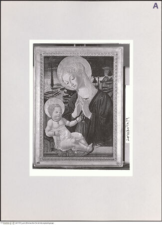 Vorderseite von Sotheby's [https://www.deutsche-digitale-bibliothek.de/content/lizenzen/rv-fz/] Maria in Anbetung des Christuskindes - , bh517812_recto. Foto.