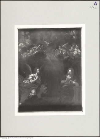 Vorderseite von Courtauld Institute [https://www.deutsche-digitale-bibliothek.de/content/lizenzen/rv-ez/] Verkündigung - , bh517899_recto. Foto.