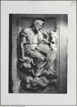 Vorderseite von Pedicini, Luciano [https://www.deutsche-digitale-bibliothek.de/content/lizenzen/rv-ez/] Marienaltar (Altar der Familie Ligorio)Die vier Evangelisten - Der Evangelist Lukas, bh518111_recto. Foto: Pedicini, Luciano.