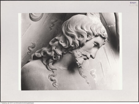 Vorderseite von Pedicini, Luciano [https://www.deutsche-digitale-bibliothek.de/content/lizenzen/rv-ez/] Taufe Christi - Detail: Christus, Kopf, bh518117_recto. Foto.