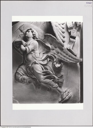 Vorderseite von Pedicini, Luciano [https://www.deutsche-digitale-bibliothek.de/content/lizenzen/rv-ez/] Taufe Christi - Detail: Engel, rechts oben, bh518122_recto. Foto.