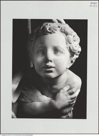 Vorderseite von Pedicini, Luciano [https://www.deutsche-digitale-bibliothek.de/content/lizenzen/rv-ez/] Marienaltar (Altar der Familie Ligorio)Madonna mit dem Johannesknaben - Detail: Johannesknabe, bh518126_recto. Foto: Pedicini, Luciano.