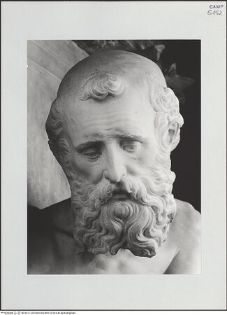 Vorderseite von Pedicini, Luciano [https://www.deutsche-digitale-bibliothek.de/content/lizenzen/rv-ez/] Marienaltar (Altar der Familie Ligorio)Der heilige Hieronymus - Detail: Kopf, bh518131_recto. Foto: Pedicini, Luciano.