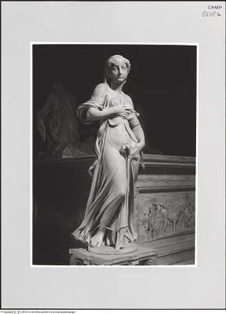 Vorderseite von Pedicini, Luciano [https://www.deutsche-digitale-bibliothek.de/content/lizenzen/rv-ez/] Grabmal des Vizekönigs Don Pedro di Toledo (gest. 1553) und seiner Gemahlin Maria Ossorio PimentelPrudentia - Frontalansicht, bh518153_recto. Foto: Pedicini, Luciano.