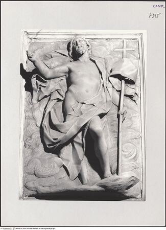 Vorderseite von Pedicini, Luciano [https://www.deutsche-digitale-bibliothek.de/content/lizenzen/rv-ez/] Grabmal des Ludovico Montalto - Detail: der auferstandene Christus (Naccherino?), bh518254_recto. Foto: Pedicini, Luciano.