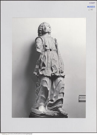 Vorderseite von Pedicini, Luciano [https://www.deutsche-digitale-bibliothek.de/content/lizenzen/rv-ez/] Verkündigungsengel - Gesamtansicht, bh518256_recto. Foto: Pedicini, Luciano.