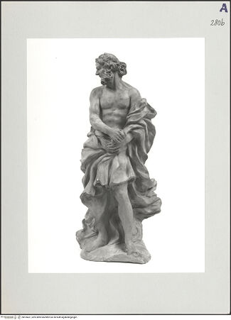 Vorderseite von Bildverlag Bildwerbung Dr. W. Bahnmüller Gelting [https://www.deutsche-digitale-bibliothek.de/content/lizenzen/rv-fz/] Kreuzigung Christi - Detail: Maria Magdalena, bh518431_recto. Foto (digital).