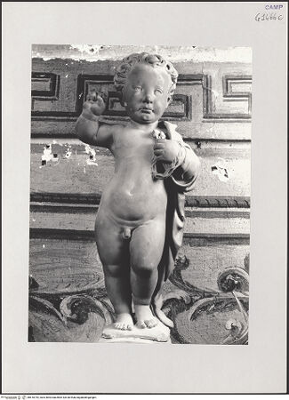 Vorderseite von Pedicini, Luciano [https://www.deutsche-digitale-bibliothek.de/content/lizenzen/rv-ez/] Grabmal des Giovan Battista Cicara (gest. 1504)Das Christuskind trägt die Leidenswerkzeuge - Frontalansicht, bh518744_recto. Foto: Pedicini, Luciano.