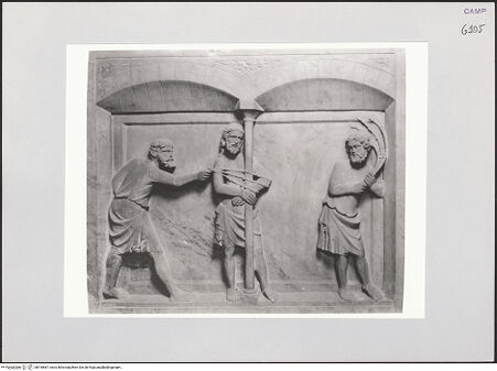 Vorderseite von Pedicini, Luciano [https://www.deutsche-digitale-bibliothek.de/content/lizenzen/rv-ez/] Altar mit der Figur Johannes des TäufersSzenen aus der Passion Christi - Geißelung Christi, bh518867_recto. Foto: Pedicini, Luciano.