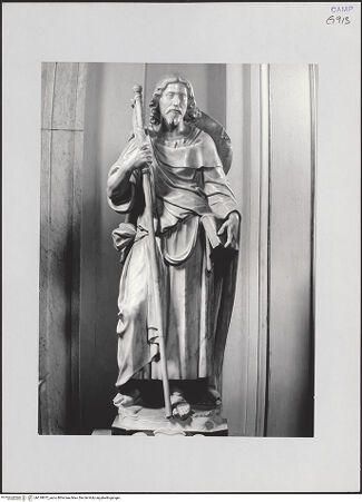 Vorderseite von Pedicini, Luciano [https://www.deutsche-digitale-bibliothek.de/content/lizenzen/rv-ez/] ApostelfigurenHeiliger Jakobus der Ältere - Gesamtansicht, bh518872_recto. Foto: Pedicini, Luciano.