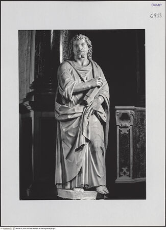 Vorderseite von Pedicini, Luciano [https://www.deutsche-digitale-bibliothek.de/content/lizenzen/rv-ez/] ApostelfigurenHeiliger Johannes der Evangelist - Gesamtansicht, bh518879_recto. Foto: Pedicini, Luciano.