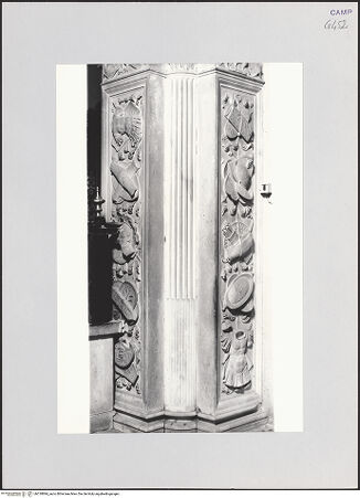 Vorderseite von Pedicini, Luciano [https://rightsstatements.org/page/CNE/1.0/] Cappella di Santa Rosa da Lima - Innendekoration: nordwestlicher Kuppelpfeiler, bh518894_recto. Foto: Pedicini, Luciano.