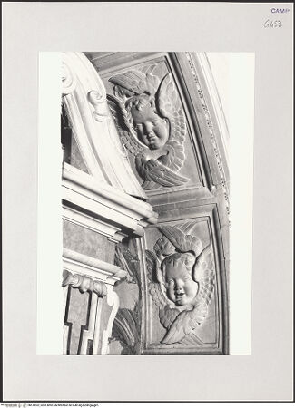 Vorderseite von Pedicini, Luciano [https://rightsstatements.org/page/CNE/1.0/] Cappella di Santa Rosa da Lima - Innendekoration: Bogenleibung, Detail, bh518902_recto. Foto: Pedicini, Luciano.