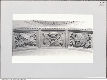 Vorderseite von Pedicini, Luciano [https://rightsstatements.org/page/CNE/1.0/] Cappella di Santa Rosa da Lima - Innendekoration: Bogenleibung, Detail, bh518903_recto. Foto: Pedicini, Luciano.