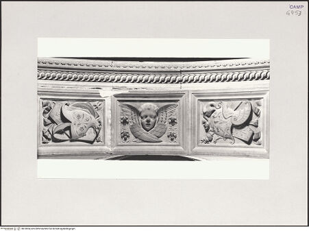 Vorderseite von Pedicini, Luciano [https://rightsstatements.org/page/CNE/1.0/] Cappella di Santa Rosa da Lima - Innendekoration: Bogenleibung, Detail, bh518904_recto. Foto: Pedicini, Luciano.