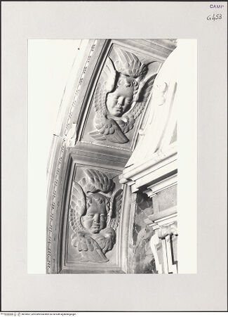 Vorderseite von Pedicini, Luciano [https://rightsstatements.org/page/CNE/1.0/] Cappella di Santa Rosa da Lima - Innendekoration: Bogenleibung, Detail, bh518907_recto. Foto: Pedicini, Luciano.