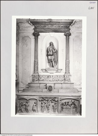 Vorderseite von Pedicini, Luciano [https://www.deutsche-digitale-bibliothek.de/content/lizenzen/rv-ez/] Altar mit der Figur Johannes des Täufers - Gesamtansicht, bh518927_recto. Foto: Pedicini, Luciano.