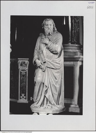 Vorderseite von Pedicini, Luciano [https://www.deutsche-digitale-bibliothek.de/content/lizenzen/rv-ez/] ApostelfigurenHeiliger Thomas - Gesamtansicht, bh518930_recto. Foto: Pedicini, Luciano.
