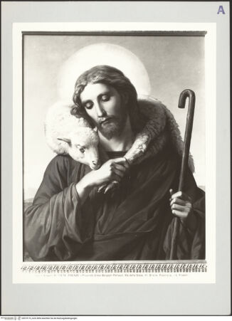 Vorderseite von Alinari [https://www.deutsche-digitale-bibliothek.de/content/lizenzen/rv-ez/] Christus als Lammträger - , bh519175_recto. Foto.