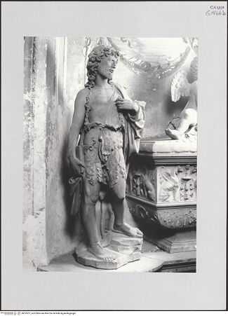 Vorderseite von Pedicini, Luciano [https://www.deutsche-digitale-bibliothek.de/content/lizenzen/rv-ez/] Grabmal des Giovan Battista Cicara (gest. 1504)Johannes der Täufer - Ansicht von links, bh519237_recto. Foto: Pedicini, Luciano.