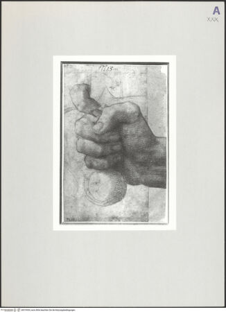 Vorderseite von Musée des Beaux Arts [https://www.deutsche-digitale-bibliothek.de/content/lizenzen/rv-ez/] Eine Schwert haltende Hand - , bh519434_recto. Foto.