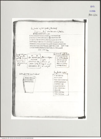 Vorderseite von Biblioteca Apostolica Vaticana [https://www.deutsche-digitale-bibliothek.de/content/lizenzen/rv-ez/] Codex Peiresc (Menestrier) nach dem Aantekenboekje des Philips van WingheAntike Inschriften und Grabplatten - , bh520026_recto. Foto.