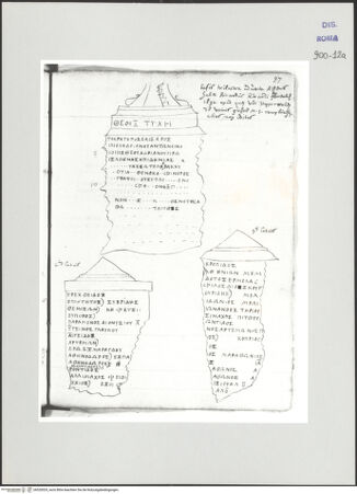 Vorderseite von Biblioteca Apostolica Vaticana [https://www.deutsche-digitale-bibliothek.de/content/lizenzen/rv-ez/] Codex Peiresc (Menestrier) nach dem Aantekenboekje des Philips van WingheAntike Inschriften - , bh520029_recto. Foto.