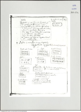 Vorderseite von Biblioteca Apostolica Vaticana [https://www.deutsche-digitale-bibliothek.de/content/lizenzen/rv-ez/] Codex Peiresc (Menestrier) nach dem Aantekenboekje des Philips van WingheAntike Siegel - , bh520037_recto. Foto.