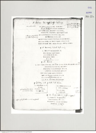 Vorderseite von Biblioteca Apostolica Vaticana [https://www.deutsche-digitale-bibliothek.de/content/lizenzen/rv-ez/] Codex Peiresc (Menestrier) nach dem Aantekenboekje des Philips van WingheAntike Grabinschriften - , bh520044_recto. Foto.