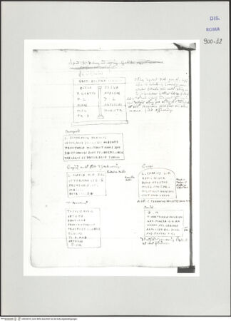 Vorderseite von Biblioteca Apostolica Vaticana [https://www.deutsche-digitale-bibliothek.de/content/lizenzen/rv-ez/] Codex Peiresc (Menestrier) nach dem Aantekenboekje des Philips van WingheAntike Inschriften - , bh520076_recto. Foto.