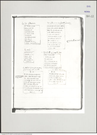 Vorderseite von Biblioteca Apostolica Vaticana [https://www.deutsche-digitale-bibliothek.de/content/lizenzen/rv-ez/] Codex Peiresc (Menestrier) nach dem Aantekenboekje des Philips van WingheAntike Inschriften - , bh520079_recto. Foto.