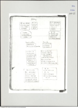 Vorderseite von Biblioteca Apostolica Vaticana [https://www.deutsche-digitale-bibliothek.de/content/lizenzen/rv-ez/] Codex Peiresc (Menestrier) nach dem Aantekenboekje des Philips van WingheAntike Inschriften - , bh520086_recto. Foto.