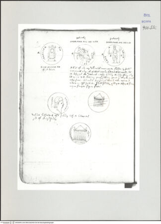 Vorderseite von Biblioteca Apostolica Vaticana [https://www.deutsche-digitale-bibliothek.de/content/lizenzen/rv-ez/] Codex Peiresc (Menestrier) nach dem Aantekenboekje des Philips van WingheAntike Münzen - , bh520094_recto. Foto.