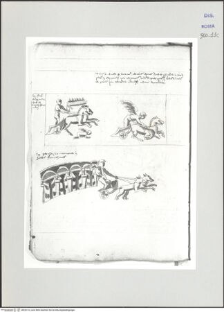 Vorderseite von Biblioteca Apostolica Vaticana [https://www.deutsche-digitale-bibliothek.de/content/lizenzen/rv-ez/] Codex Peiresc (Menestrier) nach dem Aantekenboekje des Philips van WingheGrabplatten von Wagenlenkern - , bh520110_recto. Foto.