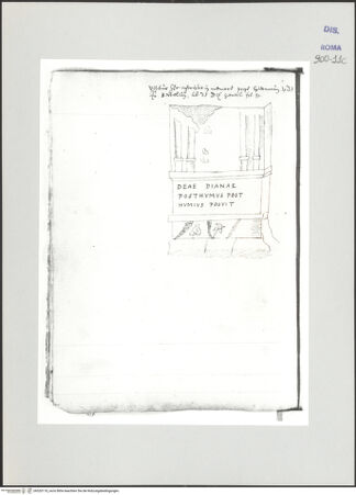 Vorderseite von Biblioteca Apostolica Vaticana [https://www.deutsche-digitale-bibliothek.de/content/lizenzen/rv-ez/] Codex Peiresc (Menestrier) nach dem Aantekenboekje des Philips van WingheAntikes Grabmal - , bh520118_recto. Foto.