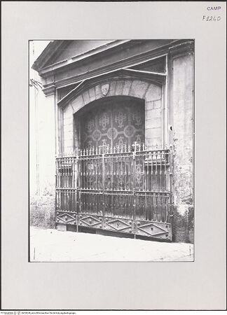 Vorderseite von ICCD [https://www.deutsche-digitale-bibliothek.de/content/lizenzen/rv-ez/] Santa Marta - Portal, bh520248_recto. Foto.