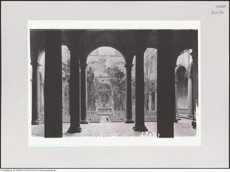 Vorderseite von ICCD [https://www.deutsche-digitale-bibliothek.de/content/lizenzen/rv-ez/] San Paolo MaggioreKleiner Kreuzgang - Ansicht von Westen, bh520267_recto. Foto.