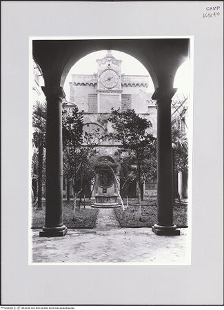 Vorderseite von ICCD [https://www.deutsche-digitale-bibliothek.de/content/lizenzen/rv-ez/] San Paolo MaggioreKleiner Kreuzgang - Ansicht von Westen, bh520268_recto. Foto.