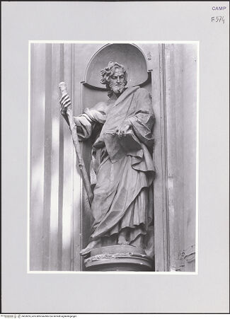 Vorderseite von ICCD [https://www.deutsche-digitale-bibliothek.de/content/lizenzen/rv-ez/] Der Apostel Jakobus der Jüngere - Gesamtansicht, bh520295_recto. Foto.