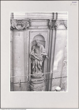 Vorderseite von ICCD [https://www.deutsche-digitale-bibliothek.de/content/lizenzen/rv-ez/] Der Apostel Philippus - Gesamtansicht, bh520297_recto. Foto.